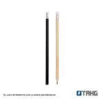 Lapiz Grafito Negro Con Goma - Imagen 2